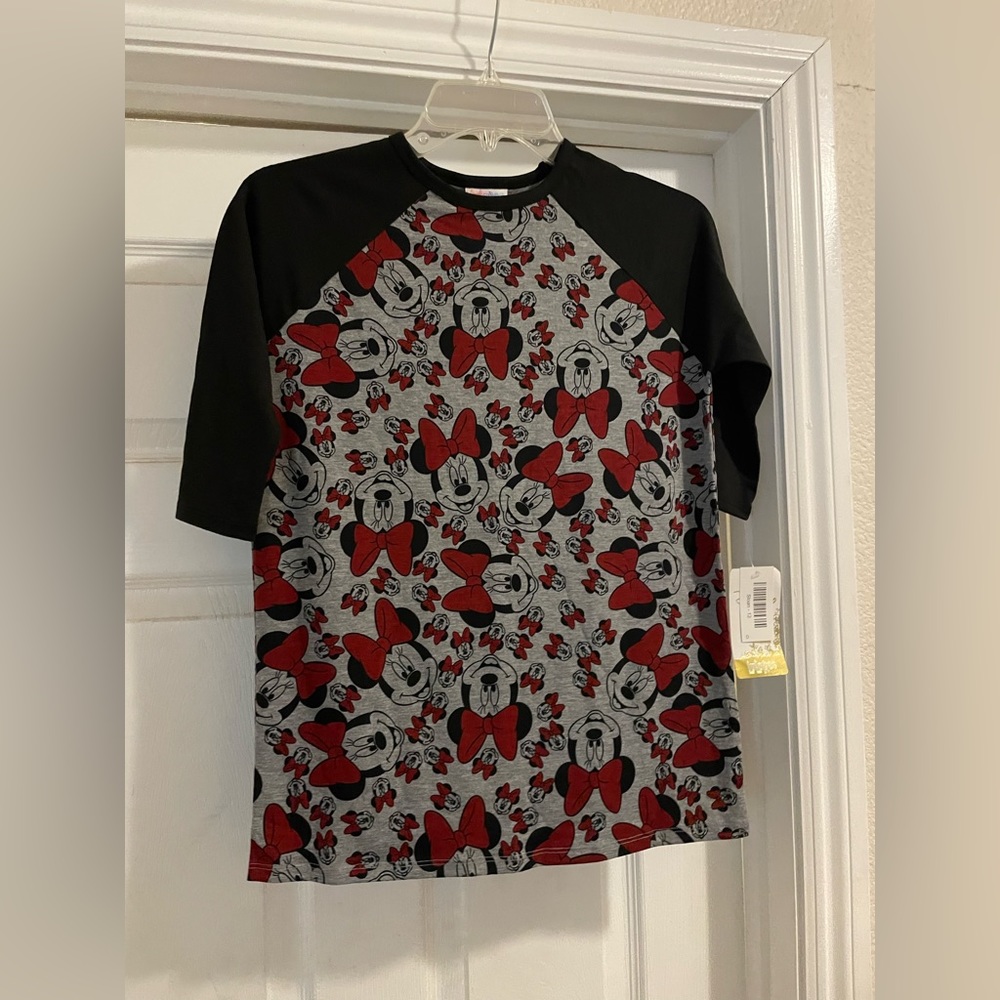 Lularoe Girls Size 12 Minnie Mouse Sloan